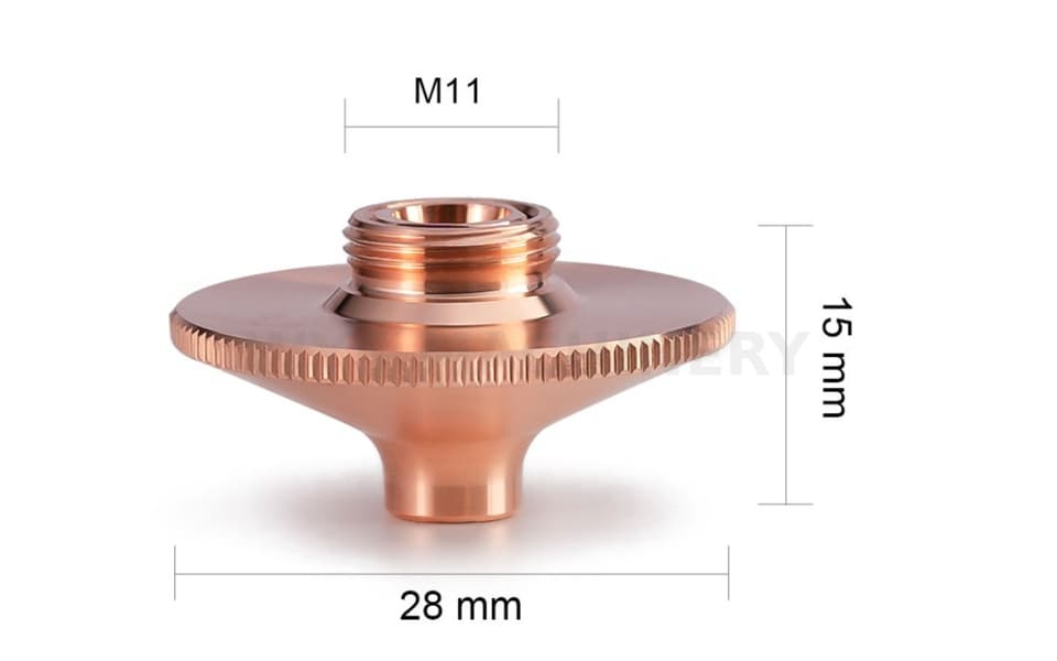 D28 M11 H15 WSX New Model Double Layer Laser Cutting Nozzle