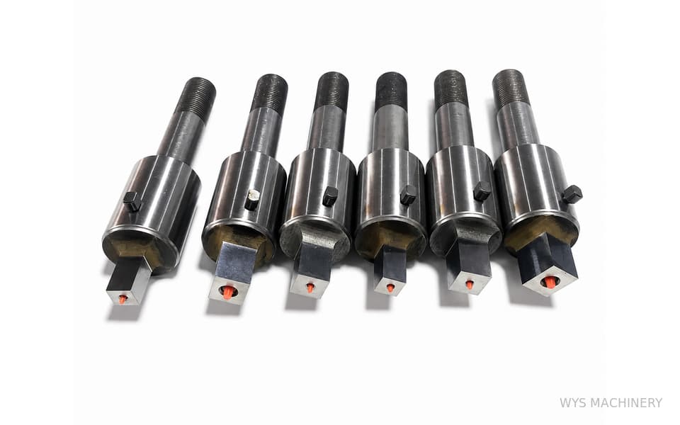JFY Type B Station RE14X16, SQ10 and SQ13 Thin Turret Shaped Punch Tooling