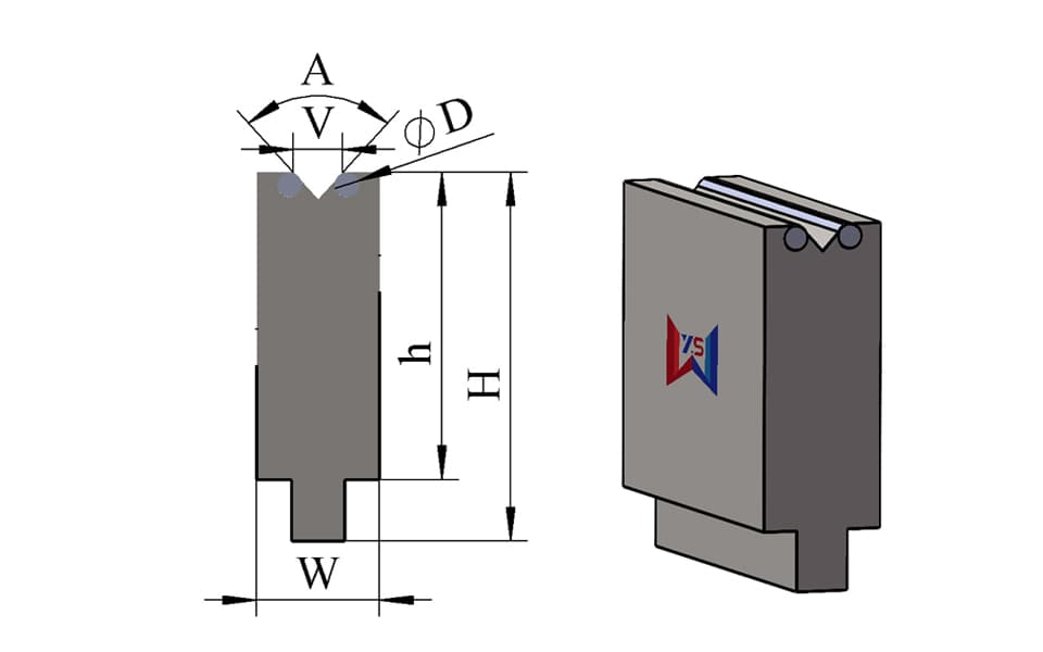 Custom Roller V-Die for Low-Marking Sheet Metal Bending - 1