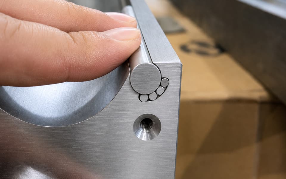 Roller-Assisted Radius Bending Die for Scratch-Free Sheet Metal Forming