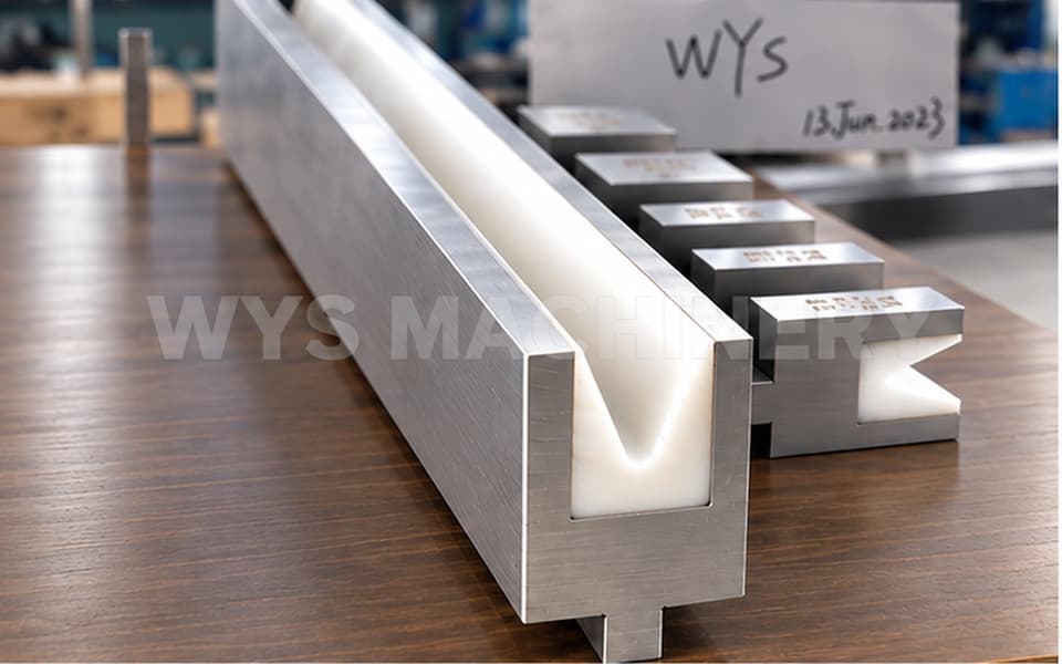 Mark-Free Thin Sheet Bending with 30° V18 Nylon Die