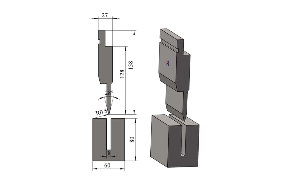 U-Groove Two-Stage Hemming Die for Thin Sheet Metal