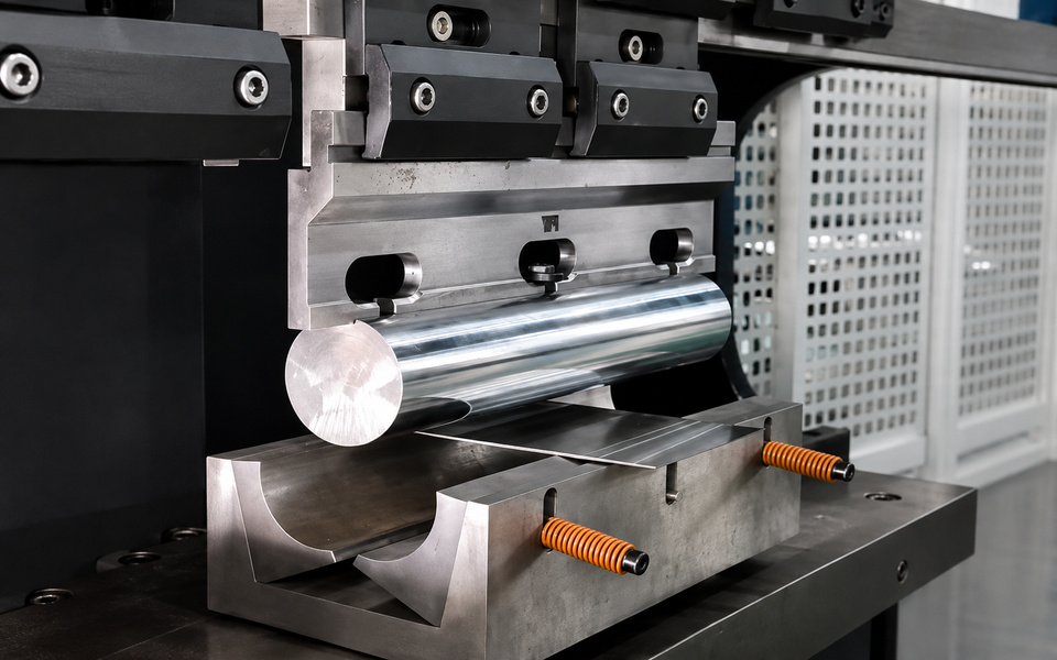 U-Shaped Bending with Springback Compensation Press Brake Tooling